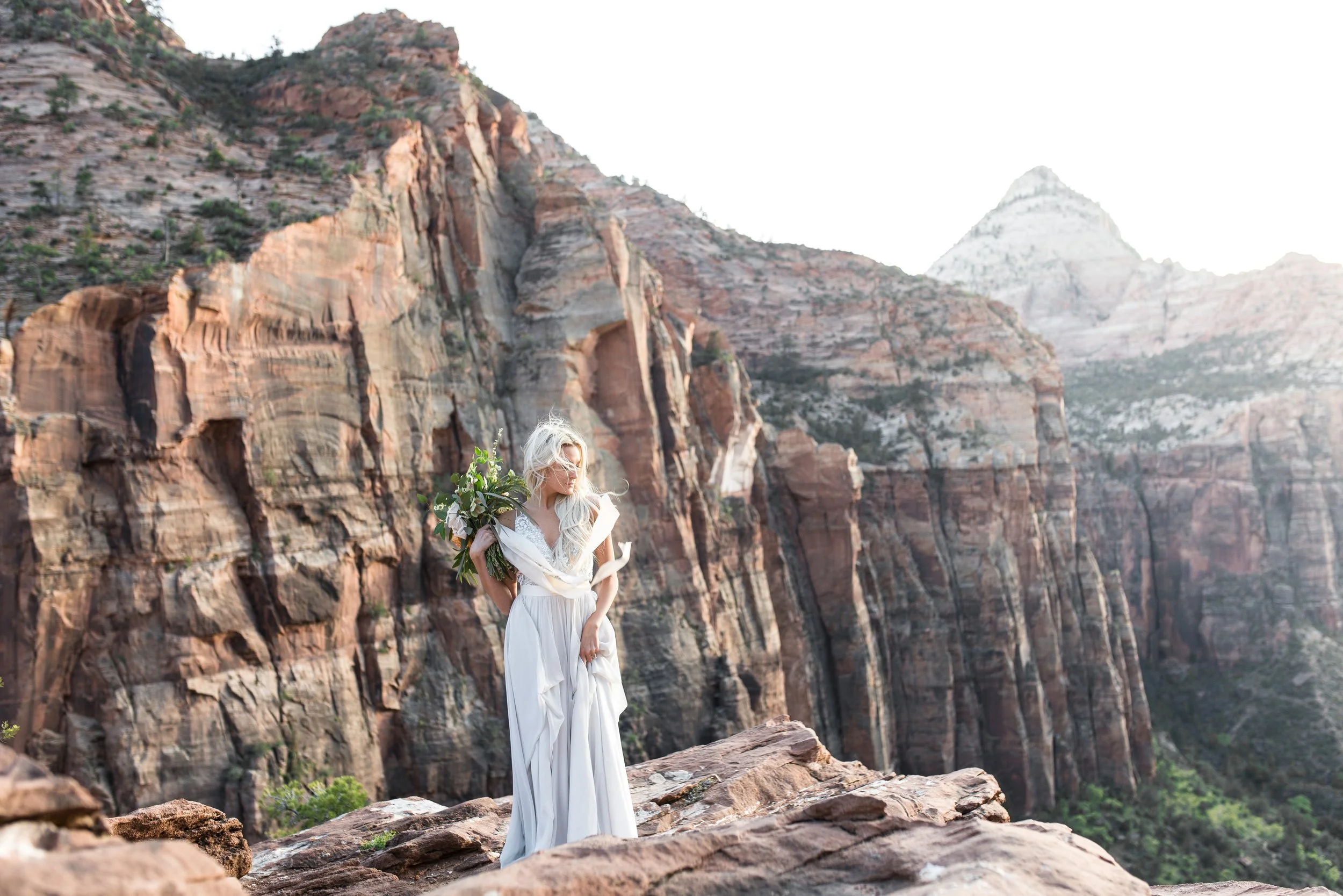 Zion Overlook Elopement 